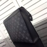Louis Vuitton Pochette Voyage MM Monogram Eclipse Travel Accessories M61692 Black